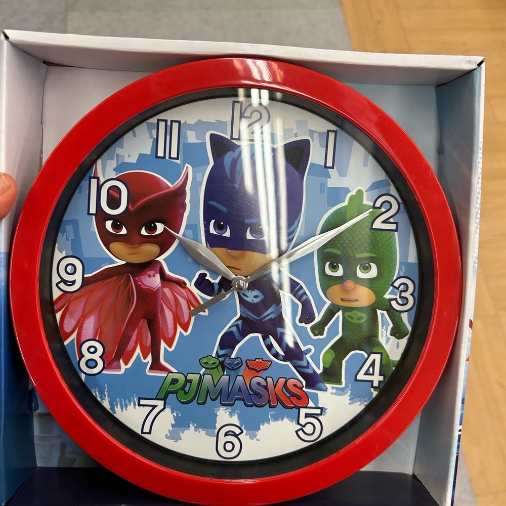 NWT PJ Masks Wall Clock